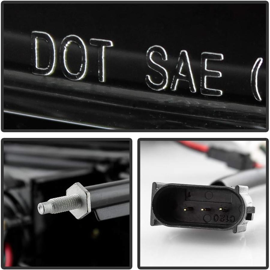 【並行輸入品】ACANII - For 2010-2013 Chevy Camaro Black Lumileds LED Tail Lights Bの画像