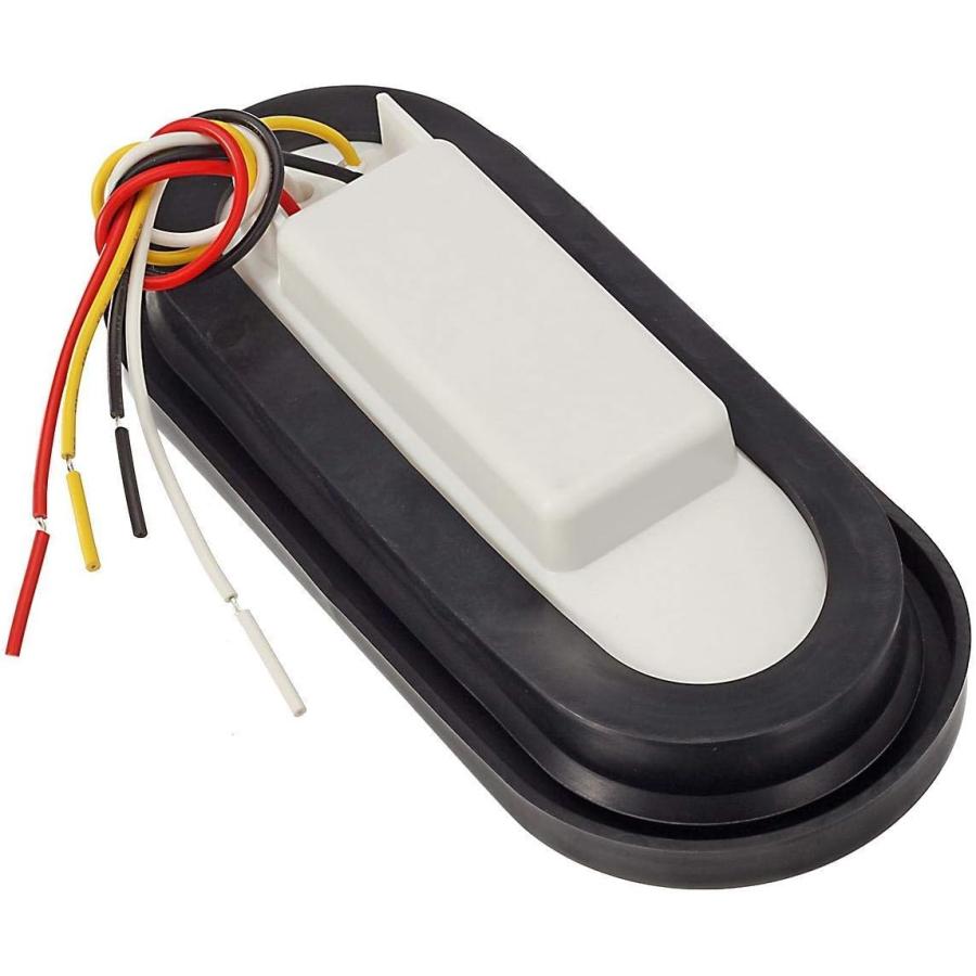 【並行輸入品】Partsam 2個 6.3インチ 楕円形 トラック トレーラー LED テールストップ ブレーキライト テールライト ランニング 赤との画像