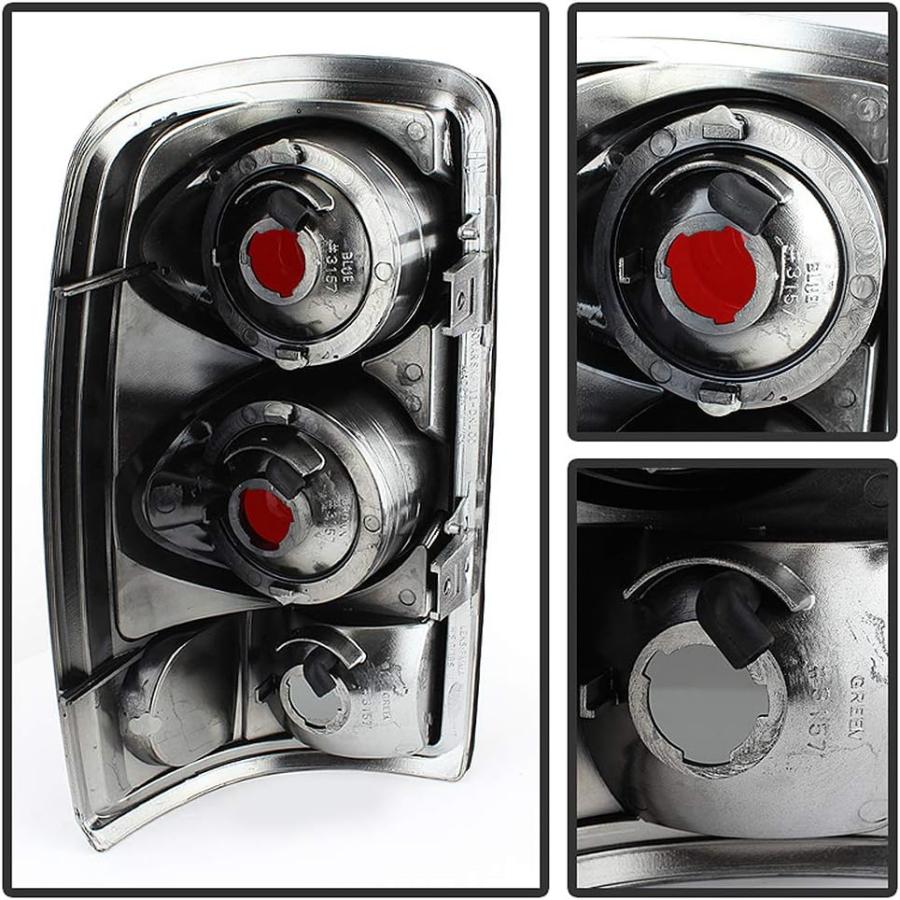 【並行輸入品】ACANII - For 2000-2006 GMC Yukon Suburban Chevy Tahoe Black Smoked T_2