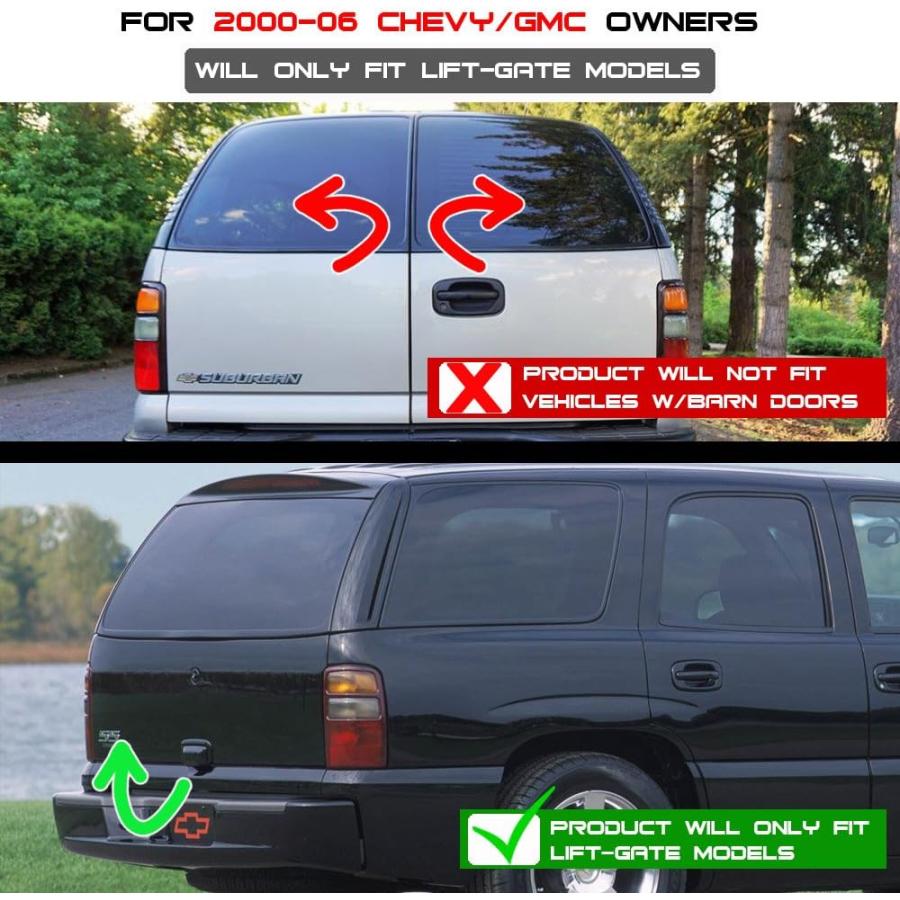 【並行輸入品】ACANII - For 2000-2006 GMC Yukon Suburban Chevy Tahoe Black Smoked T_3
