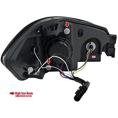 【並行輸入品】Instyleparts ブラックベゼル LEDライトバー プロジェクターヘッドライト 06-13 シボレー インパラ　_2