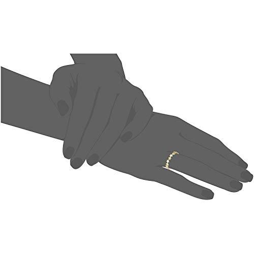 【並行輸入品】14K イエローゴールド 星の列 ミニマリストリング Kooljewelry 14k Yellow Gold Row of Sta_7