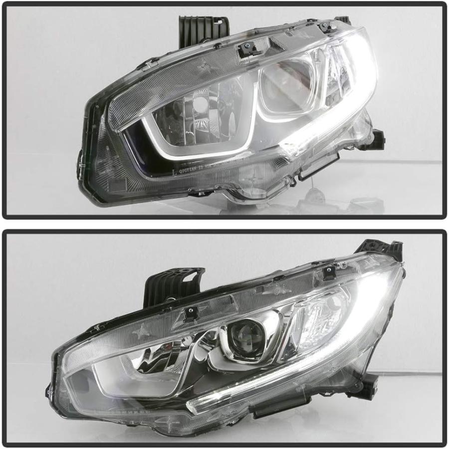 【並行輸入品】ACANII - For [Halogen Model] 2016-2021 Honda Civic Factory Style LEDの画像