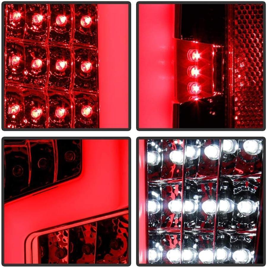 【並行輸入品】ACANII - For 2004-2012 Chevy Colorado GMC Canyon Bred Clear Full LED_4