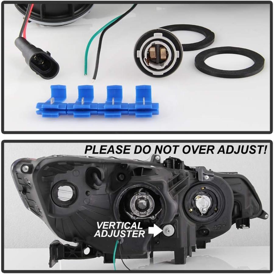 【並行輸入品】ACANII - For [HID Type] 2009-2014 Acura TSX LED DRL Tube Projector Hの画像