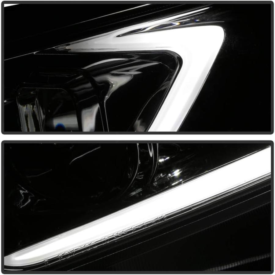 【並行輸入品】ACANII - For [HID Type] 2009-2014 Acura TSX LED DRL Tube Projector Hの画像