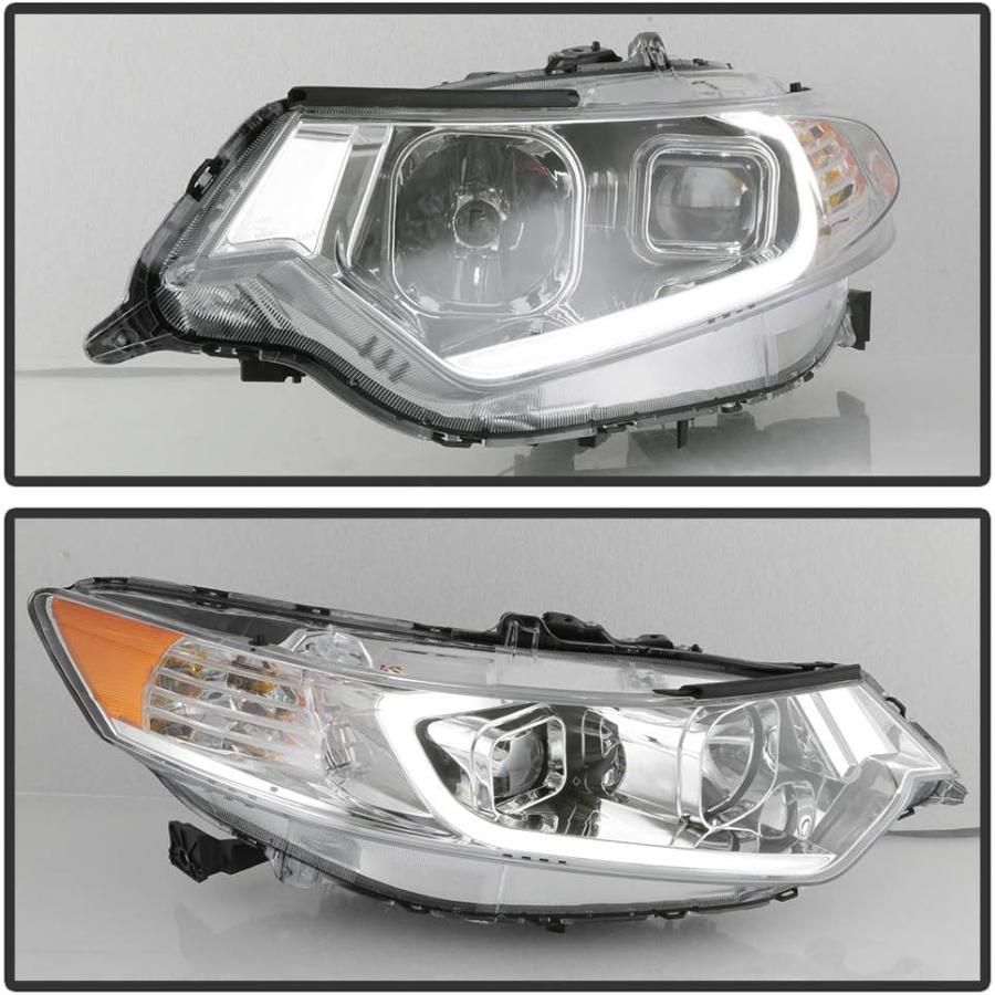 【並行輸入品】ACANII - For [HID Type] 2009-2014 Acura TSX LED DRL Tube Projector Hの画像