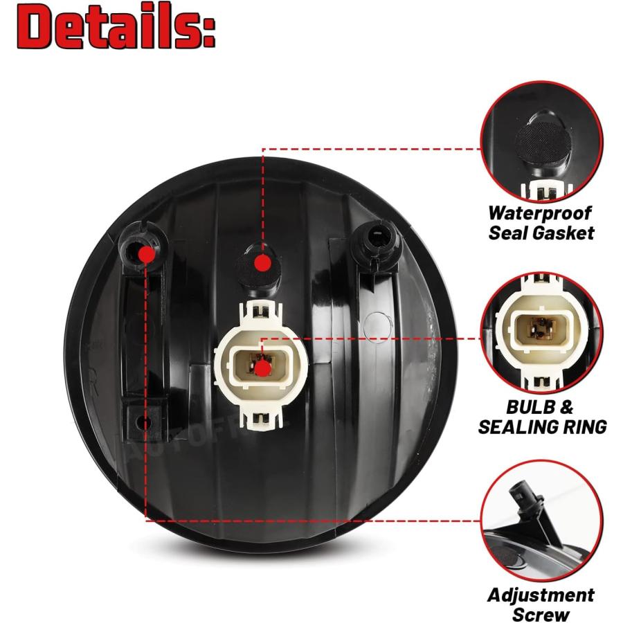 【並行輸入品】AUTOFREE Fog Lights for GMC Sierra 1500 2007-2013/ GMC Sierra 2500 3_2