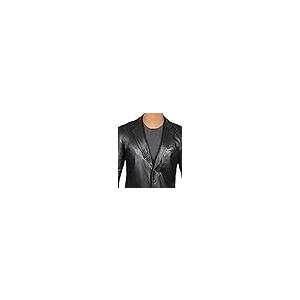 【並行輸入品】fjackets OUTERWEAR メンズ US サイズ: Small カラー: ブラック fjackets Leather Bの画像