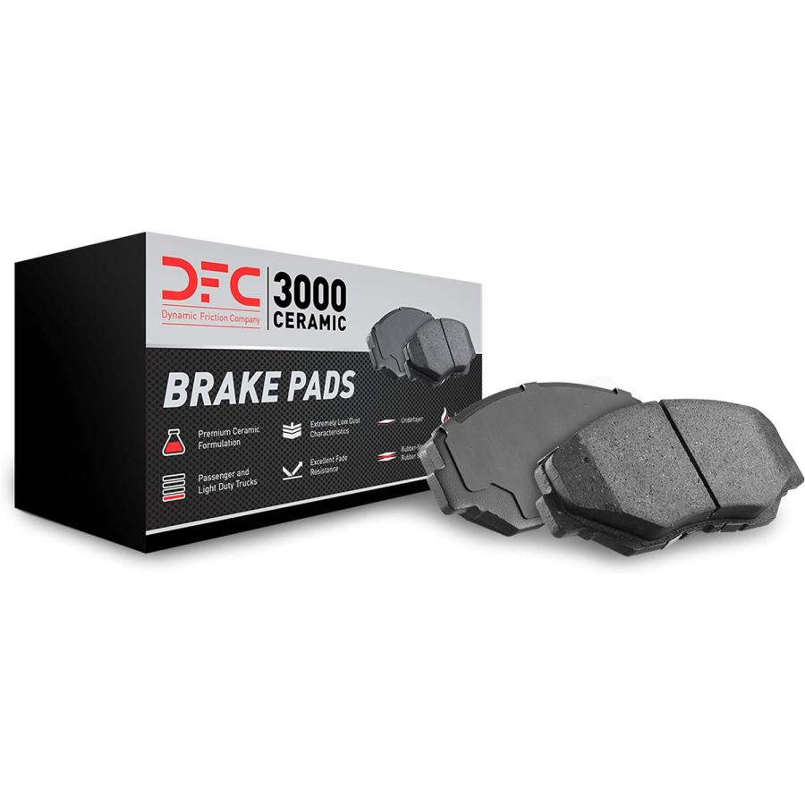 【並行輸入品】リアセット Dynamic Friction Company 3000 セラミック ブレーキパッド 1310-2081-00の画像