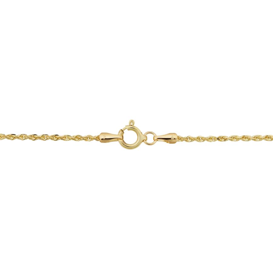 【並行輸入品】Kooljewelry 14Kイエローゴールド 1.6mm ロープチェーンネックレス (14、16、18、20、22、24、30イの画像