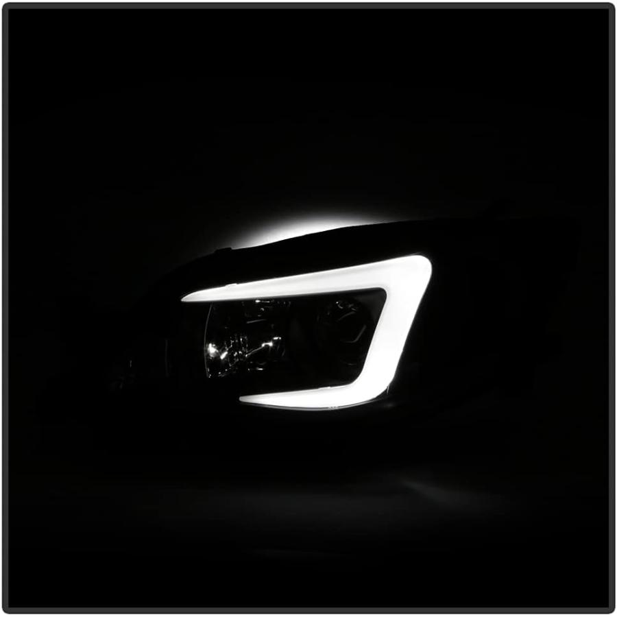 【並行輸入品】ACANII - [HIDモデル] 2008-2014 スバル インプレッサ WRX LEDライト チューブ ブラック ハウジング プロ_5
