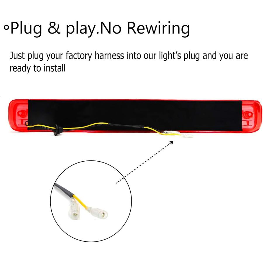 【並行輸入品】Chevy Suburban/GMC Yukon Tahoe/Hummer H2 3rd Brake Light LED Center_3