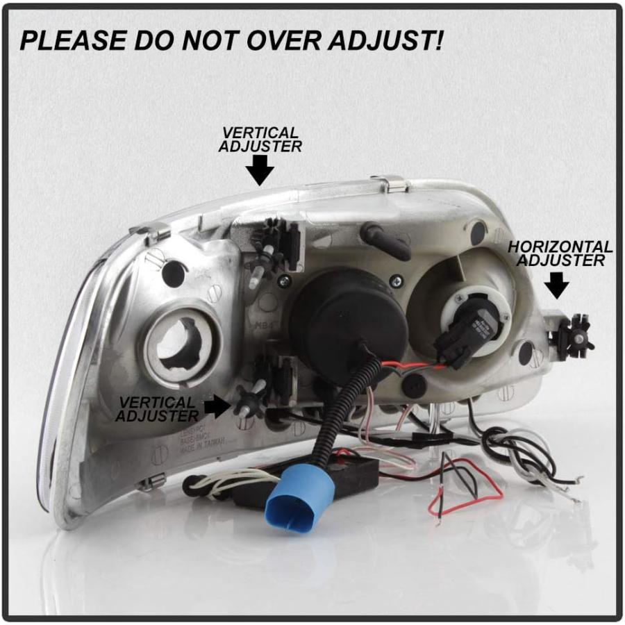 【並行輸入品】ACANII - 1997-2003 フォード F150 1997-2002 Expedition LED CCFL Haloリング ブ