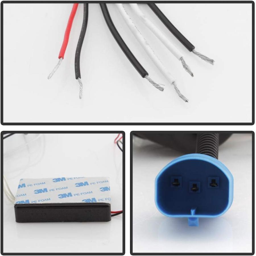 【並行輸入品】ACANII - 1997-2003 フォード F150 1997-2002 Expedition LED CCFL Haloリング ブ