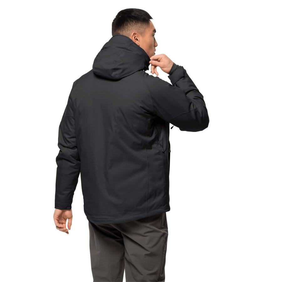 【並行輸入品】[ジャックウルフスキン] ジャケット トロポスフィアJKT M W1111711 メンズ 6000(ブラック) L (日本サイズXの画像
