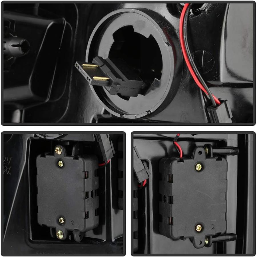 【並行輸入品】[2009-2018 Dodge RAM 1500 2500 3500 ピックアップトラック白熱モデル用] オールブラック OLED ネの画像