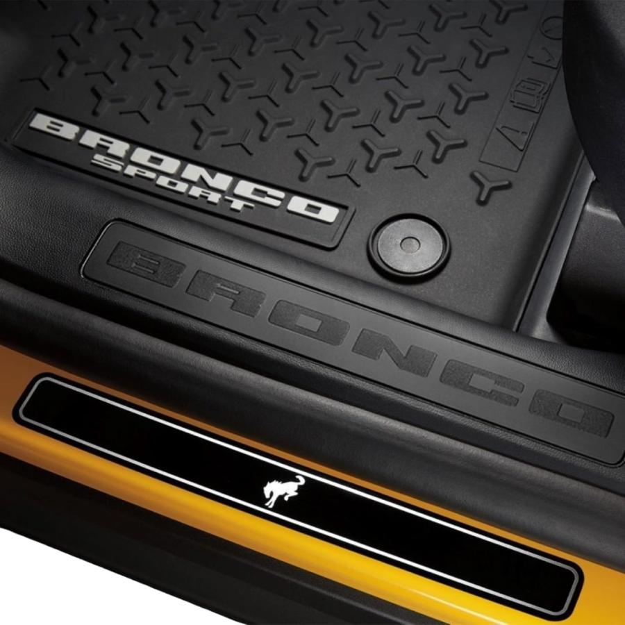 【並行輸入品】Putco 95143BPFD カーゴドア敷居プロテクターセット ブラックプラチナ 4個 レンジャーロゴ入りカーゴドア敷居プロテクターセ_5