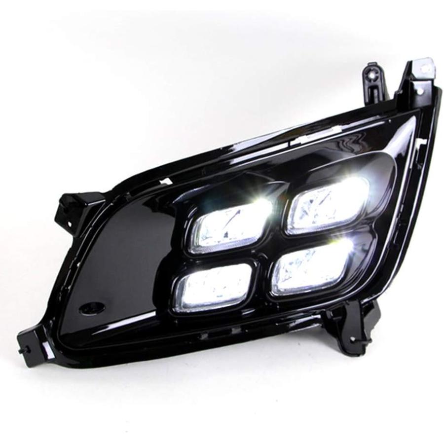 【並行輸入品】Dreamseek White LED Front Bumper DRL for Kia Optima K5 2014 2015 Dayの画像