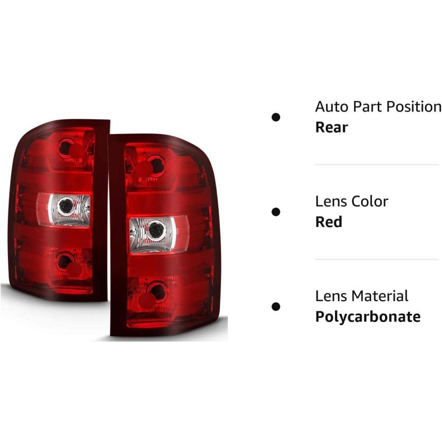 【並行輸入品】ACANII - For 2007-2013 Chevy Silverado 1500 2500HD 3500HD Pickup Tru_7