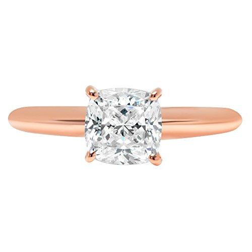【並行輸入品】1.45ct Brilliant Cushion Cut Solitaire Stunning Genuine Moissaniの画像