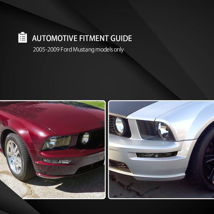 【並行輸入品】Autozensation Compatible with Ford Mustang 2005-2009  Smoke Lens Bum_4