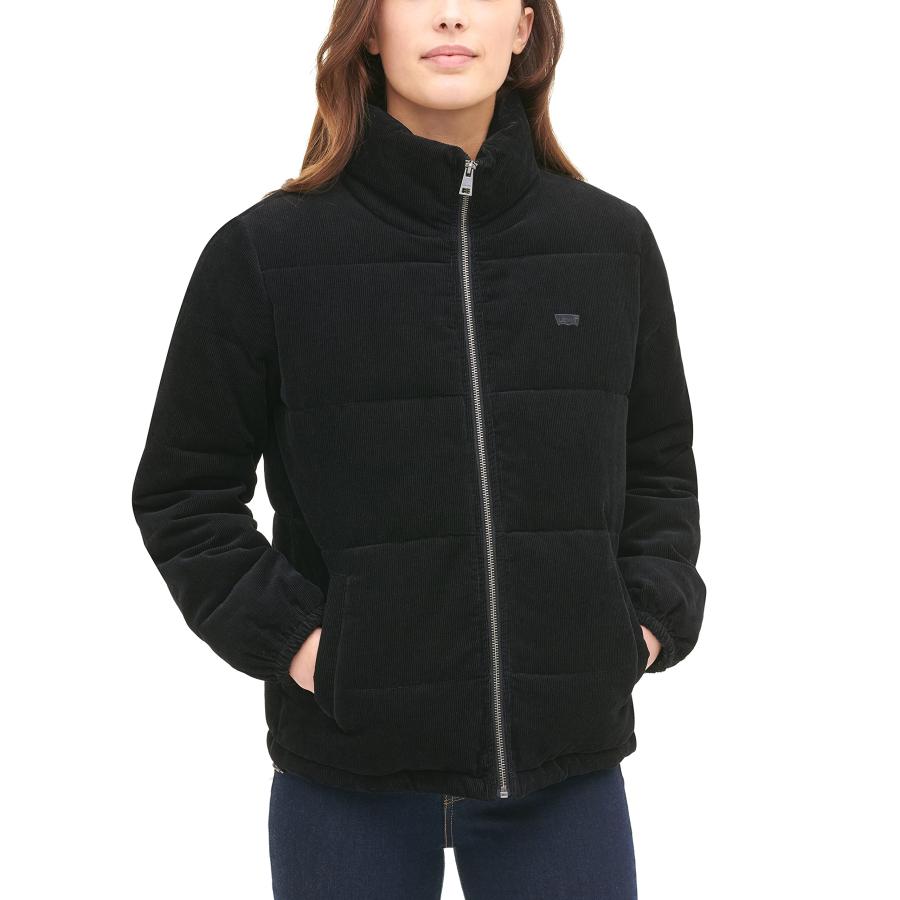 Levi&#39;s Women&#39;s Corduroy Bubble Puffer Jacket Levi's Women 並行輸入品｜good-face｜04