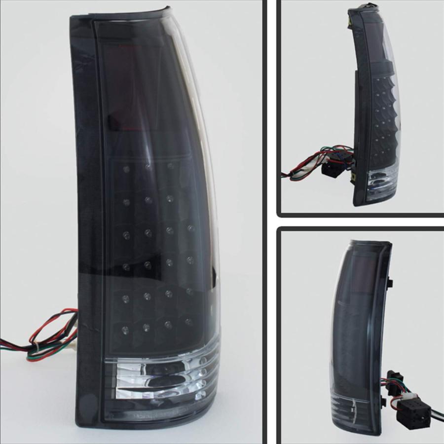 【並行輸入品】94-98 C/K 1500 2500 3500 タホ サバーバン ピックアップトラック ブラック ヘッドライト + コーナー + バン_4