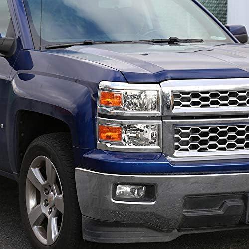 【並行輸入品】Carpartsinnovate For 14-15 Chevy Silverado 1500 Clear Headlights Turの画像