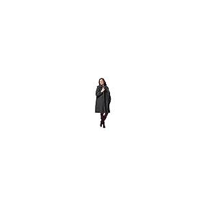 【並行輸入品】Woman Within レディース プラスサイズ ツイル フード付き スタジアムジャケット, ダークチャコール, 3X Largの画像