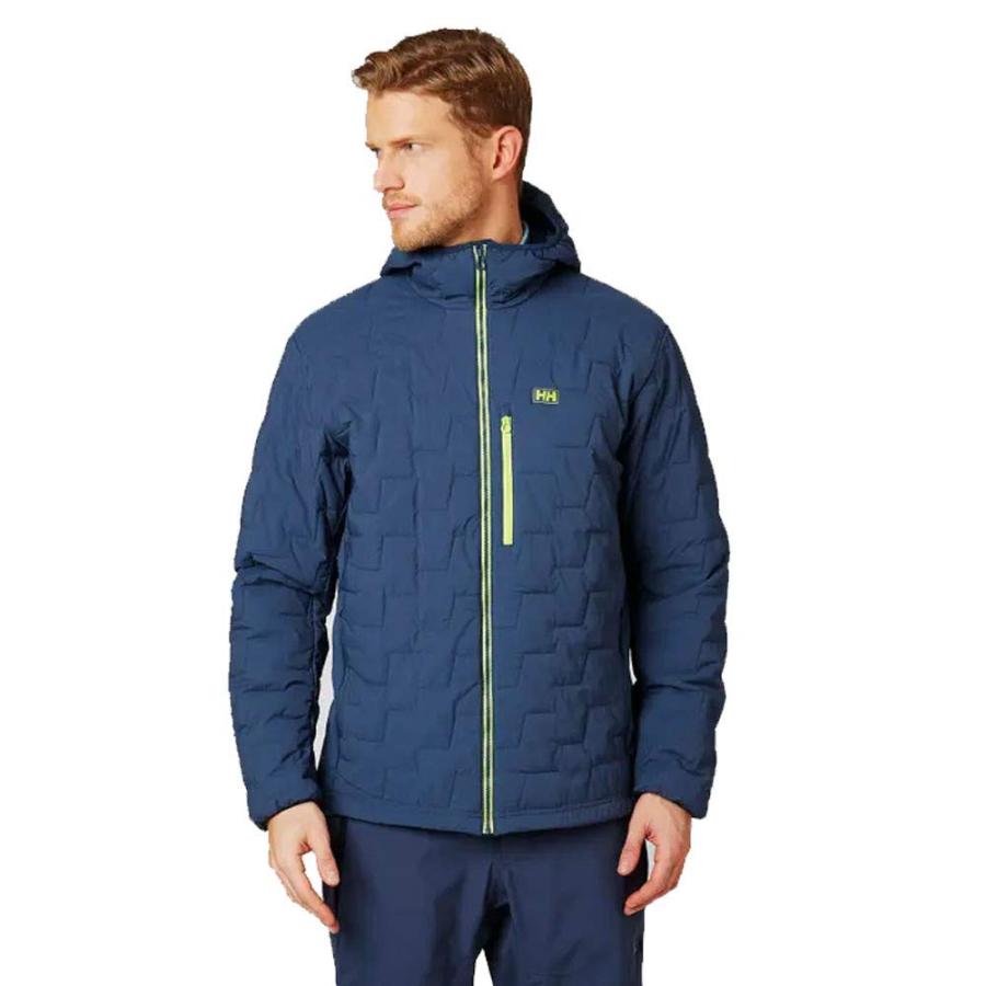 【並行輸入品】Helly Hansen メンズ LIFALOFT フード付きストレッチ断熱ジャケット、603 ノースシーブルー、XL Hellyの画像