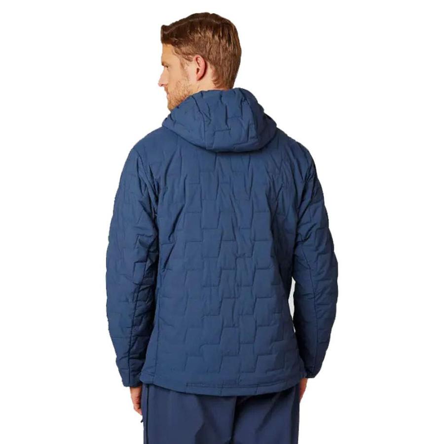 【並行輸入品】Helly Hansen メンズ LIFALOFT フード付きストレッチ断熱ジャケット、603 ノースシーブルー、XL Hellyの画像