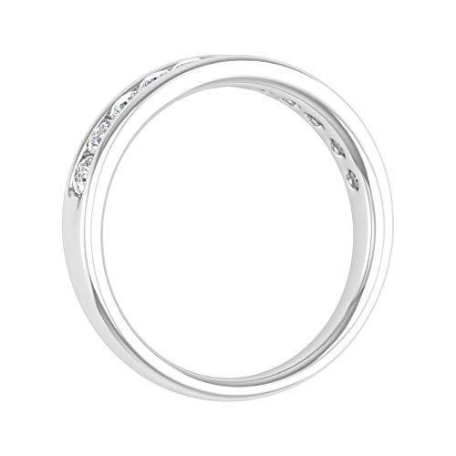【並行輸入品】1/2カラット チャネルセット ダイヤモンド 結婚指輪 14Kゴールド 1/2 Carat Channel Set Diamondの画像