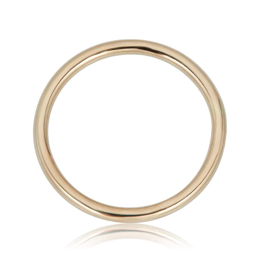【並行輸入品】10K イエローゴールド プレーンバンドリング 赤ちゃんと子供用 AVORA 10K Yellow Gold Plain Bandの画像