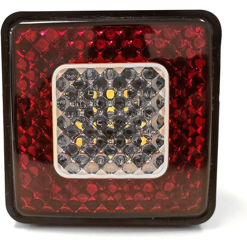 【並行輸入品】Roane Designs 3インチ LED 牽引ヒッチカバーライト - 2インチのレシーバーヒッチ/ドライブ/ブレーキ/リバーストレーの画像