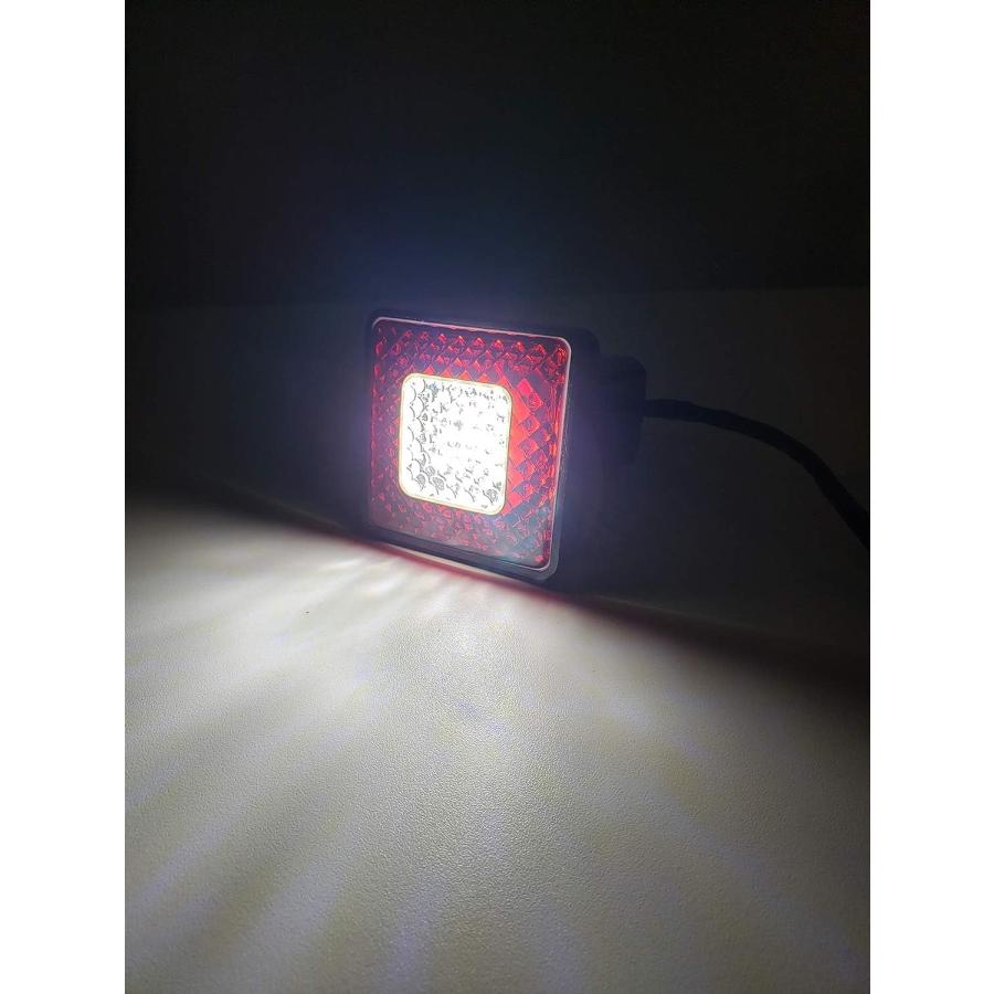 【並行輸入品】Roane Designs 3インチ LED 牽引ヒッチカバーライト - 2インチのレシーバーヒッチ/ドライブ/ブレーキ/リバーストレーの画像