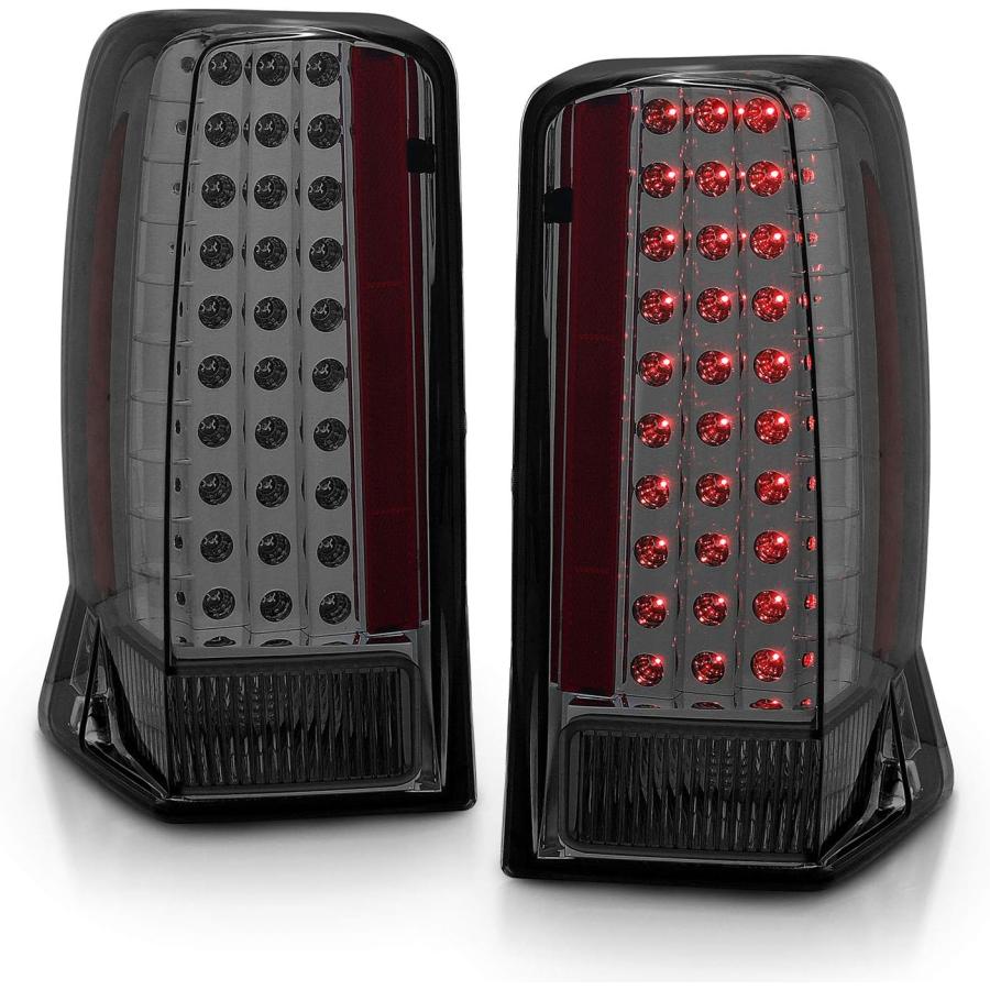 【並行輸入品】AmeriLite スモークLEDブレーキテールライトセット 助手席と運転席側　_2