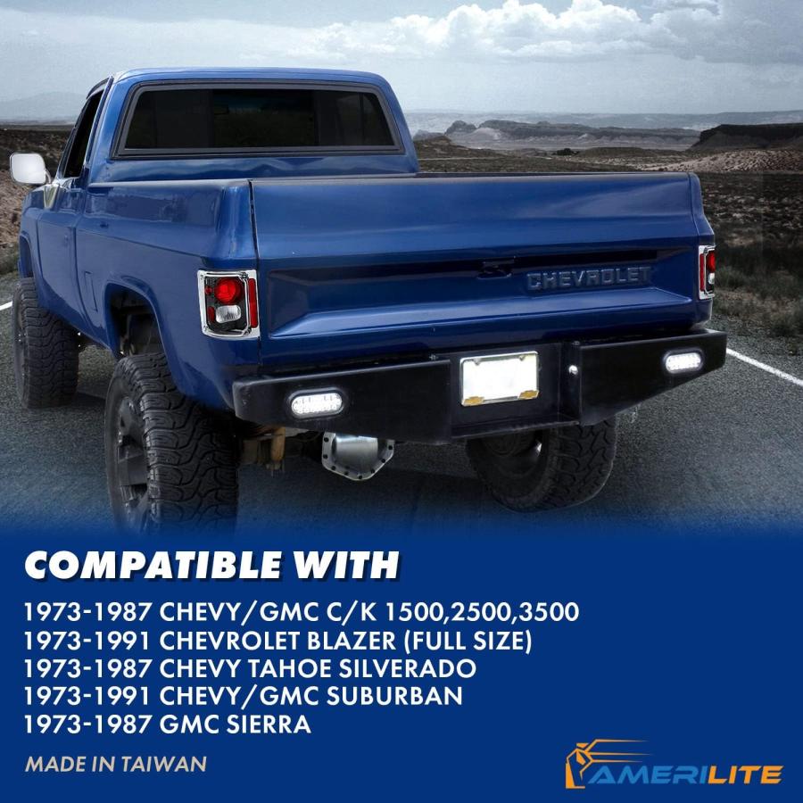 【並行輸入品】AmeriLite 交換用ブレーキテールライトセット シボレーGMCフルサイズ C/K 1500 2500 3500 助手席側 03-Cの画像