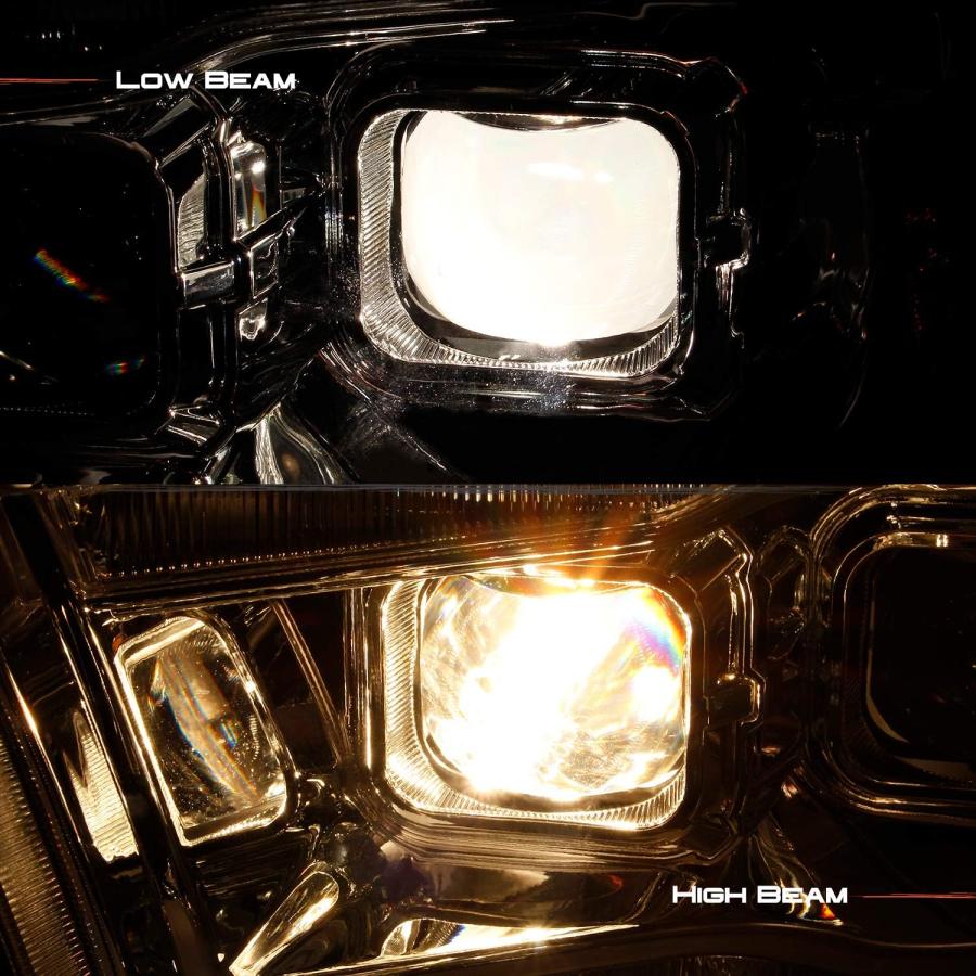【並行輸入品】AKKON - [工場アップグレード] 09-18 Dodge Ram 1500 2500 3500 デュアルプロジェクター LED D_4