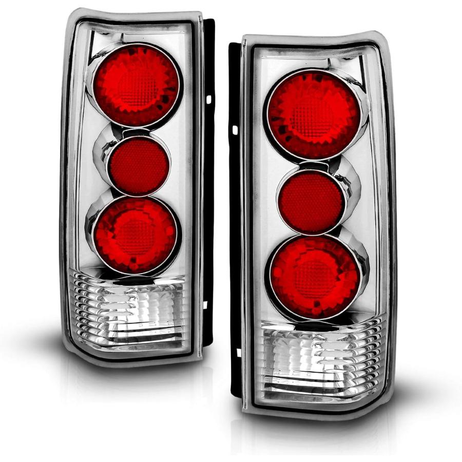 アストロテールランプユーロ仕様 並行輸入品】AmeriLite クロームユーロテールライト シボレーアストロ