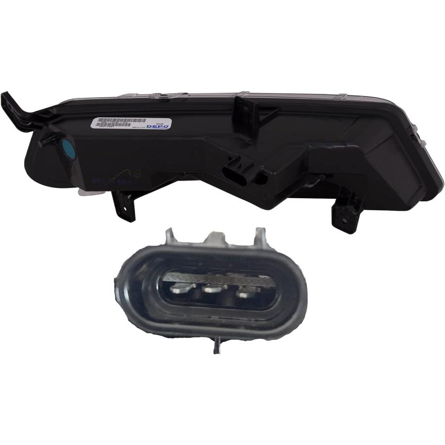 【並行輸入品】HEADLIGHTSDEPOT Chrome Housing LED Daytime Running Light Compatible_1