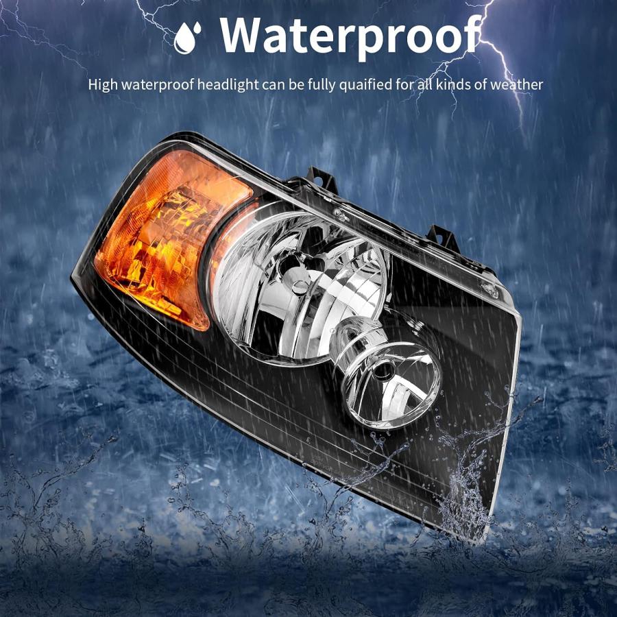 【並行輸入品】AUTOSAVER88 ヘッドライトアセンブリ 03 04 05 06 2003 2004 2005 2006 Ford Expeditの画像