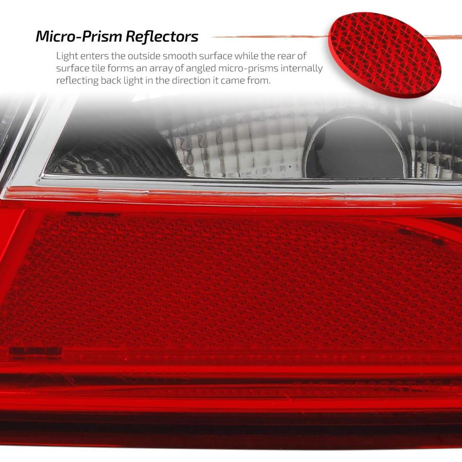 【並行輸入品】AKKON - [2019 Upgrade LED]For 08-11 Subaru Impreza/WRX Taillights Wiの画像
