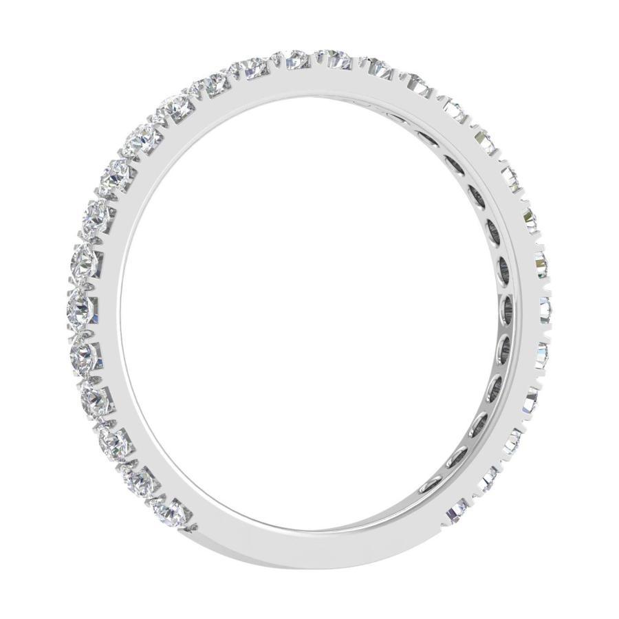 【並行輸入品】1/2 カラット ダイヤモンド 3/4 エタニティ 結婚指輪 14K ゴールド   IGI認定 1/2 Carat Diamondの画像