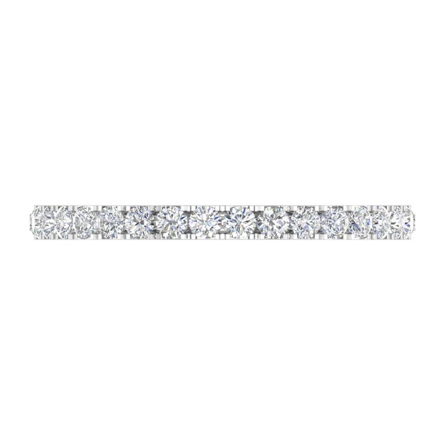 【並行輸入品】1/2 カラット ダイヤモンド 3/4 エタニティ 結婚指輪 14K ゴールド   IGI認定 1/2 Carat Diamondの画像
