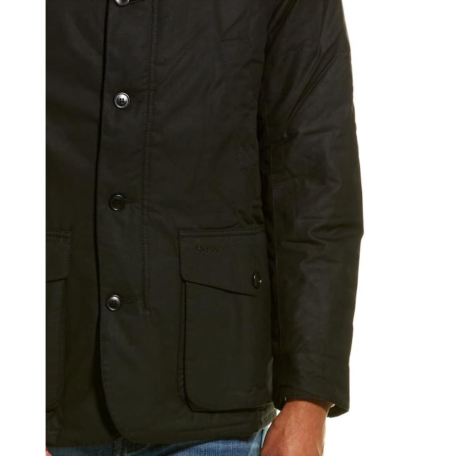 【並行輸入品】Barbour Mens Kyle Waxed Jacket Small Blackの画像