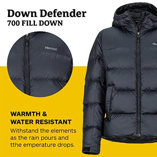 【並行輸入品】MARMOT Women's Guides Down Hoody Jacket, Black, Mediumの画像