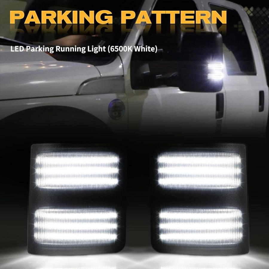 【並行輸入品】Gempro Sequential LED Side Mirror Marker Switchback Turn Signal Lighの画像