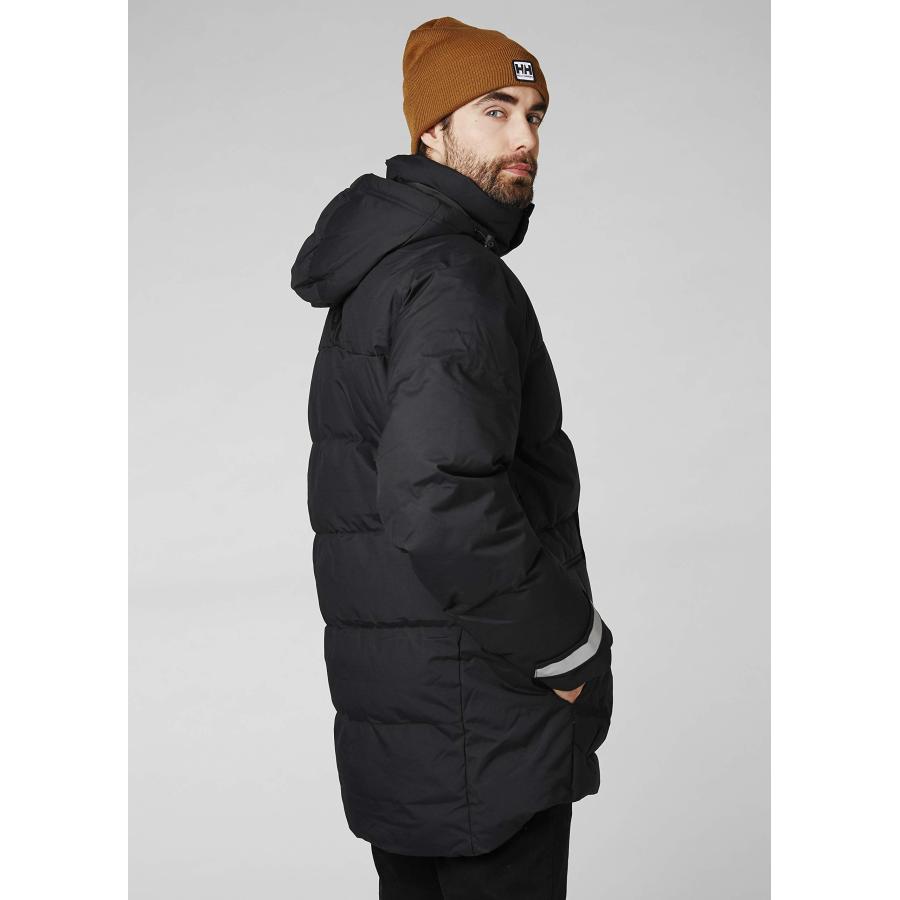 【並行輸入品】Helly Hansen メンズ スタンダード トロムソ 断熱ジャケット 防水 防風 & 通気性 991 ブラック S Hellyの画像