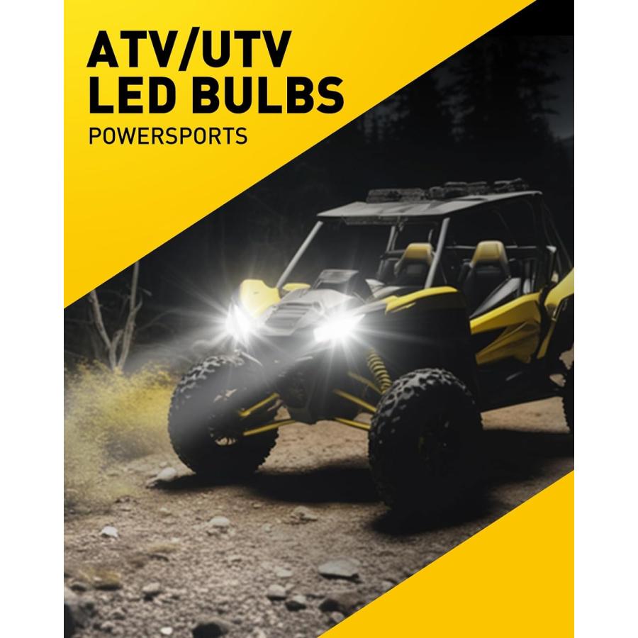 【並行輸入品】CanBus 9005 LED電球 ミニサイズ 80W 16 000LM/ペア AUXITO 9005 (HB3) LED電球変換キットの画像